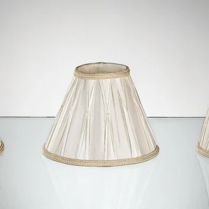 ORION Abat-jour pour lampes à poser en plissé 23 cm^ Lampes Antiques