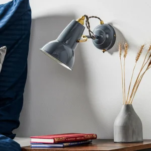 Anglepoise Original 1227 Brass applique grise^ Lampes Industrielles