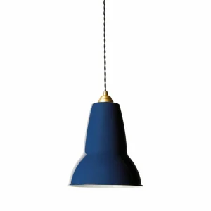 Anglepoise Original 1227 Brass Midi suspendu bleu^ Lampes Industrielles