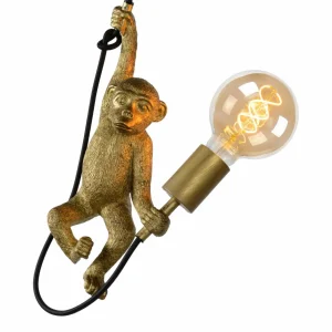 Lucide Applique Extravaganza Chimp, doré mat/noire^ Design