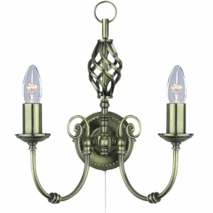 Searchlight Applique laiton ZANZIBAR^ Lampes Antiques