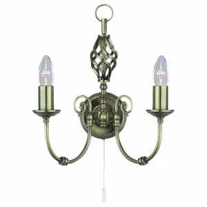 Searchlight Applique laiton ZANZIBAR^ Lampes Antiques