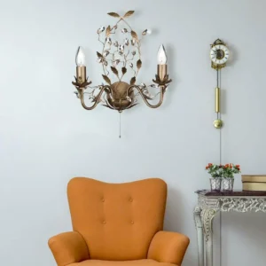 Searchlight Applique murale Almandite style florentin 2 lampes^ Lampes Florentines