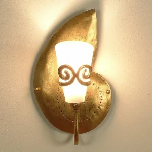Holländer Applique murale Rifugio escargot, bombé à gauche^ Lampes Modernes