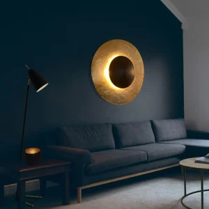 Holländer Applique Satellite 2 en doré et brun, Ø 91 cm^ Design