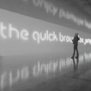Artemide Alphabet of Light applique majuscule P^ Design