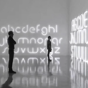 Artemide Alphabet of Light applique minuscule ã^ Design
