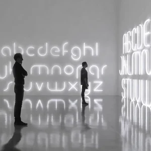 Artemide Alphabet of Light applique minuscule r^ Design