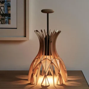 Bover Domita M/36 lampe à poser bois, brune/hêtre^ Lampes Scandinaves