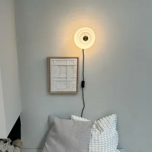 Dyberg Larsen , applique murale Diva, couleur laiton,, Ø 16 cm^ Lampes Scandinaves