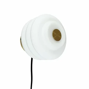 Dyberg Larsen , applique murale Diva, couleur laiton,, Ø 16 cm^ Lampes Scandinaves