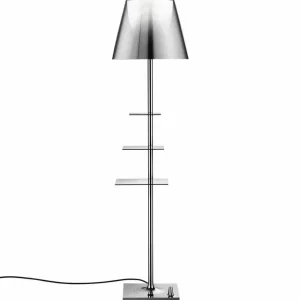 FLOS Bibliothèque Nationale lampadaire alu argenté^ Design