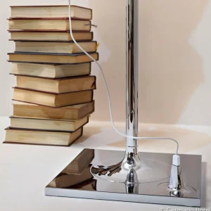 FLOS Bibliothèque Nationale lampadaire transparent^ Design