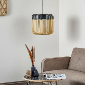 Forestier Bamboo Light M suspension 45 cm noire^ Design