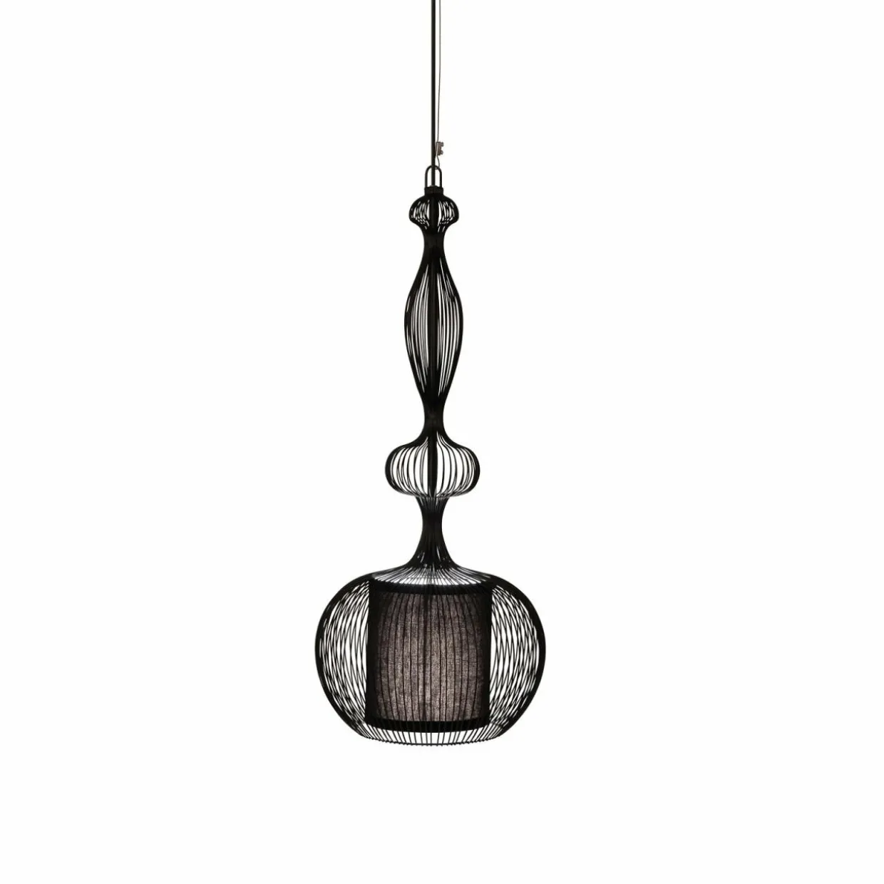 forestier_impratrice_suspension_noire_1.webp Forestier Impératrice suspension, noire^ Lampes Orientales