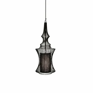 Forestier Tibet suspension, noire^ Lampes Orientales
