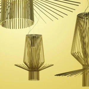 Foscarini Allegretto Assai suspension, dorée^ Design