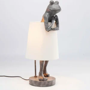 KARE Animal Frog Lampe à poser grise^ Design