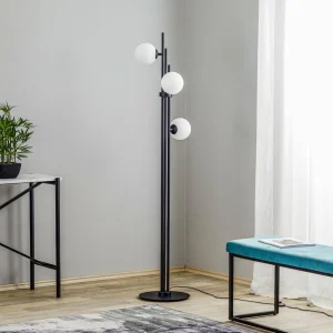 ALDEX Lampadaire 1073A1, à 3 lampe, noir^ Lampes Scandinaves