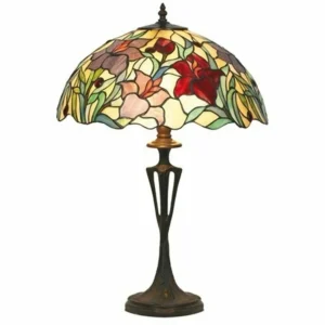 Artistar Lampe à poser Athina de style Tiffany^ Lampes Tiffany