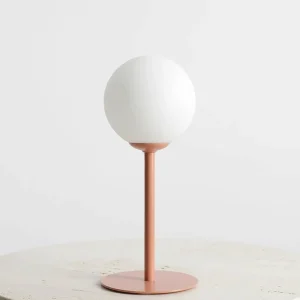 ALDEX Lampe à poser Joel, 35 cm, corail/blanche^ Lampes Scandinaves