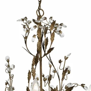 Searchlight 8 lampes Lustre Almandite style florentin^ Lampes Florentines