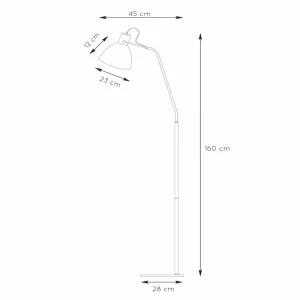 Lucide Élégant lampadaire Shadi^ Lampes Scandinaves