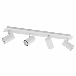 Lindby spot pour plafond Joffrey, 4 lampes, blanc, 70 cm^ Lampes Modernes