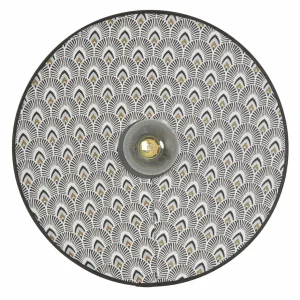MARKET SET Applique murale Gatsby Ø40cm motif paon^ Design