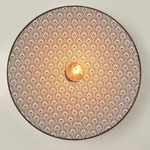 MARKET SET Applique murale Gatsby Ø60cm motif paon^ Design