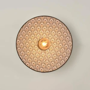 MARKET SET Applique murale Gatsby Ø40cm motif paon^ Design