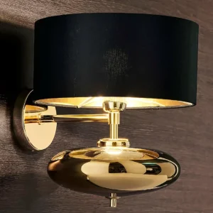 AILATI Noir et or - Applique murale textile Show Ellisse^ Design