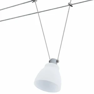 Paulmann abat-jour en verre Wolbi blanc^ Lampes Modernes