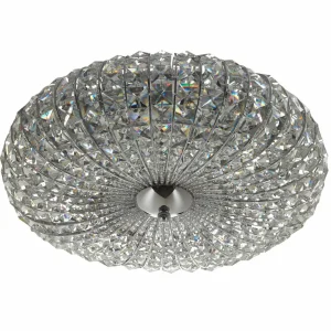 Maytoni Plafonnier Broche avec cristaux, Ø 49 cm^ Lampes Modernes