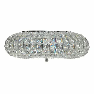 Maytoni Plafonnier Broche avec cristaux, Ø 49 cm^ Lampes Modernes