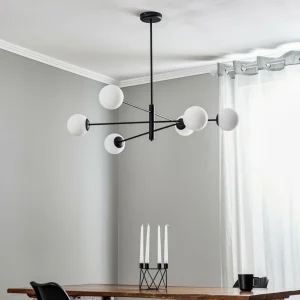 ALDEX Plafonnier 1090PL_K1, à 6 lampes, noir^ Lampes Scandinaves