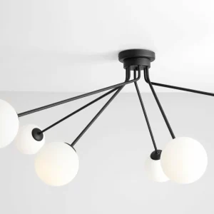 ALDEX Plafonnier 1082PL_K1, à 6 lampes, noir^ Lampes Scandinaves