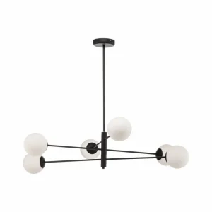 ALDEX Plafonnier 1090PL_K1, à 6 lampes, noir^ Lampes Scandinaves