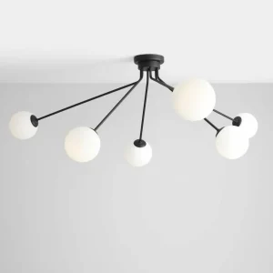 ALDEX Plafonnier 1082PL_K1, à 6 lampes, noir^ Lampes Scandinaves