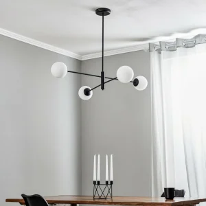ALDEX Plafonnier 1090PL_L1, à 4 lampes, noir^ Lampes Scandinaves