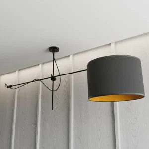 Nowodvorski Lighting Plafonnier Viper en noir et or^ Lampes Modernes