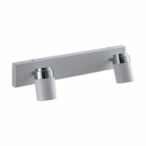 Lindby Spot mural et plafond à deux lampes Kardo, IP44^ Lampes Modernes