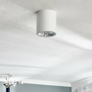 Luminex Spot pour plafond Downlight round en blanc, Ø 13,3 cm^ Lampes Modernes