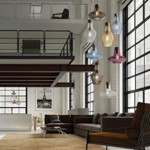AILATI Suspension en verre Giulietta, transparent^ Design