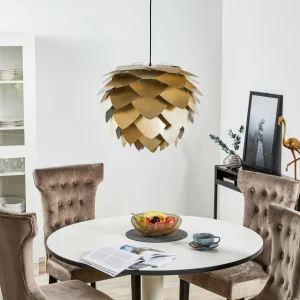 UMAGE Aluvia medium suspension en laiton brossé^ Lampes Scandinaves