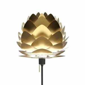 UMAGE Aluvia mini lampadaire laiton/noir^ Lampes Scandinaves